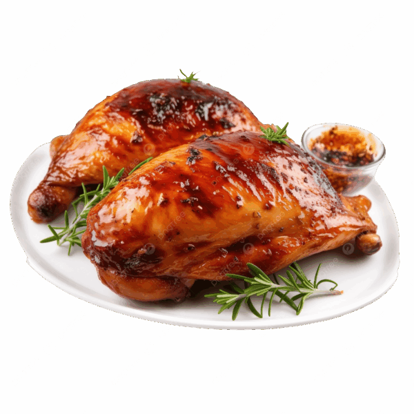Cuisse de poulet caramélisé